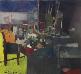 Kees Verwey - De Stoel In De Zon (Atelier Impressie)