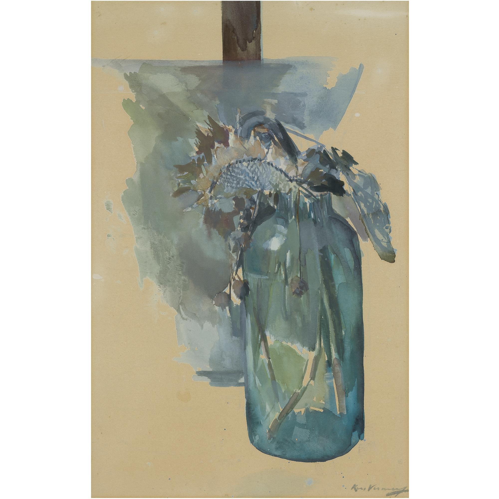 Kees Verwey - Dutch Stilleven Met Fles