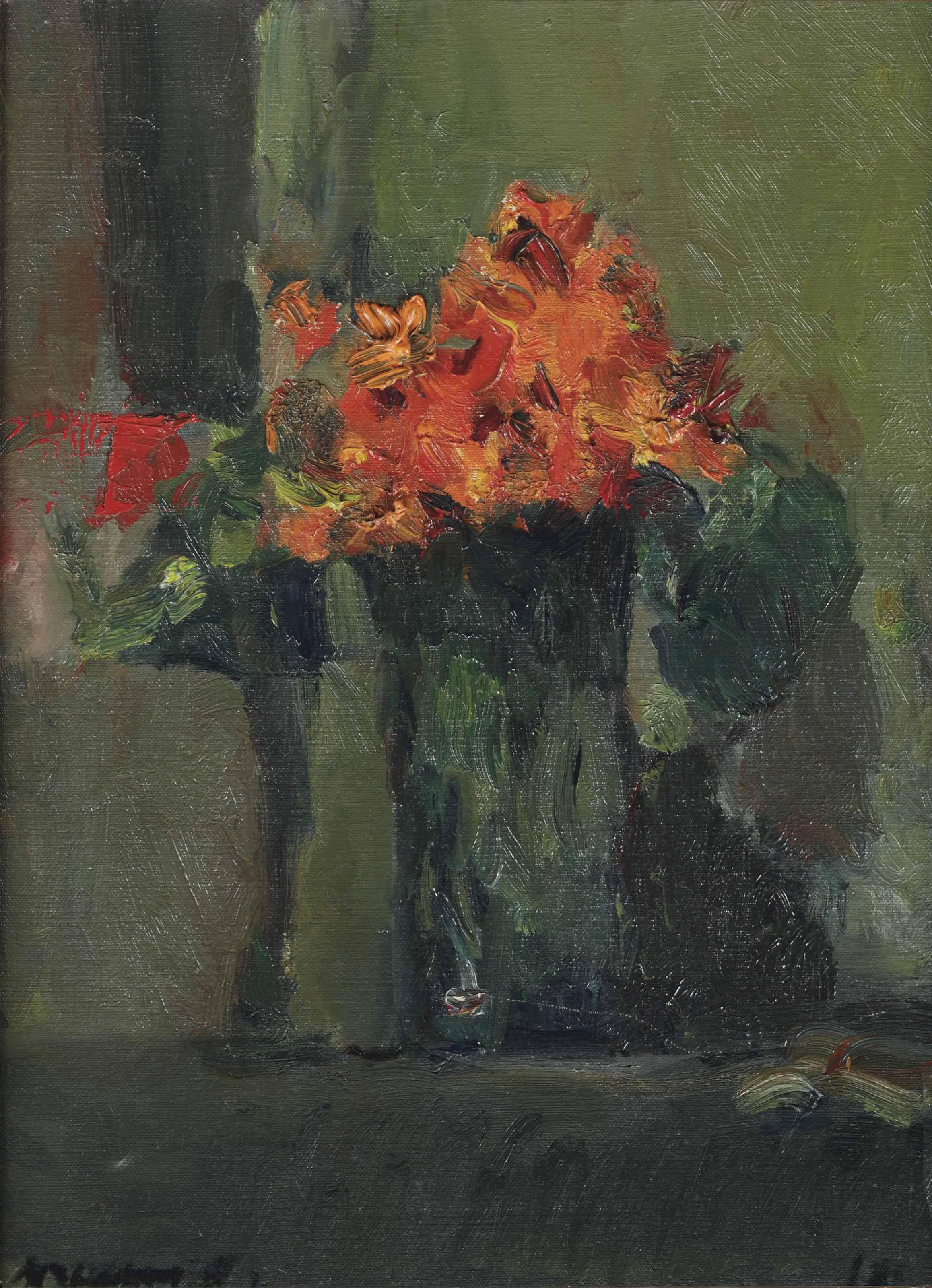Kees Verwey - Flowers in a vase