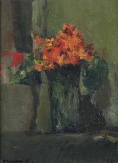 Kees Verwey - Flowers in a vase