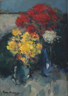 Kees Verwey - Still life with flowers