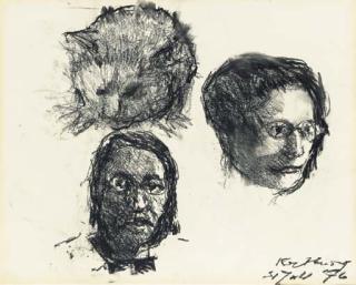 Kees Verwey - Studies of Heads And A Cat