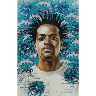 Kehinde Wiley - Luiz Carlos Neves Dos Reis Study Ii
