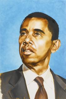 Kehinde Wiley - Obama (Study)