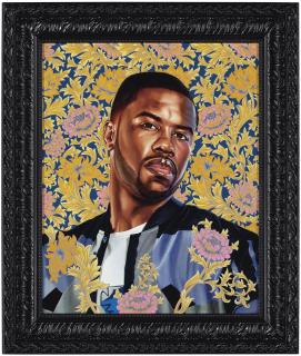 Kehinde Wiley - Portrait of Quentin Lee Moore