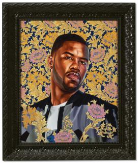 Kehinde Wiley - Portrait of Quentin Lee Moore