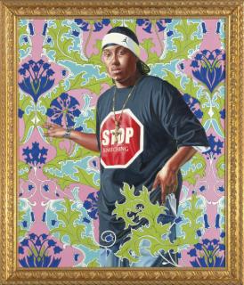 Kehinde Wiley - WIP Mrs. Hale as \'Euphrosyne\' III