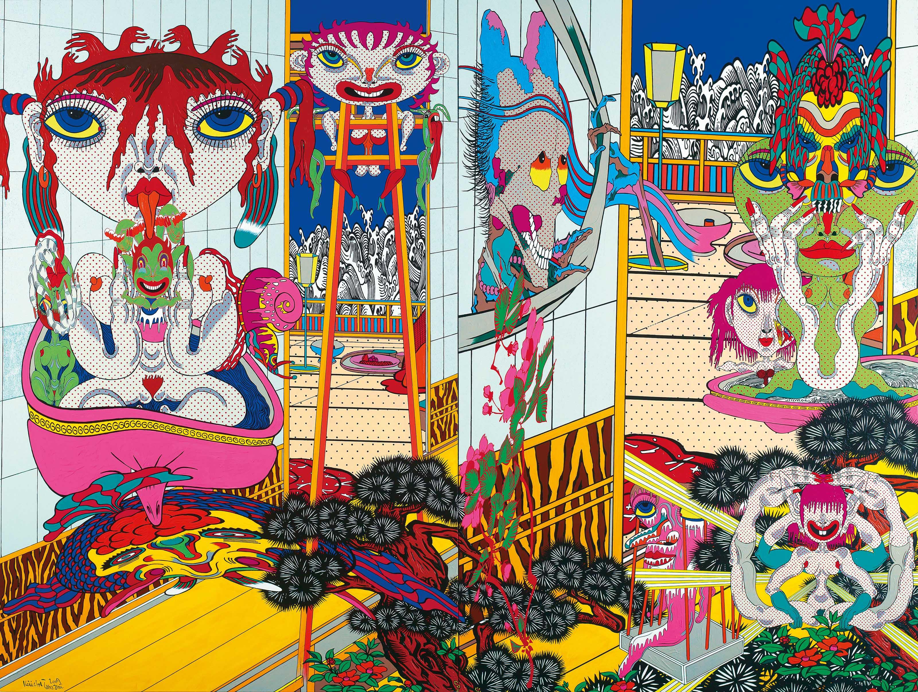 Keiichi Tanaami - A Feast With Skeleton