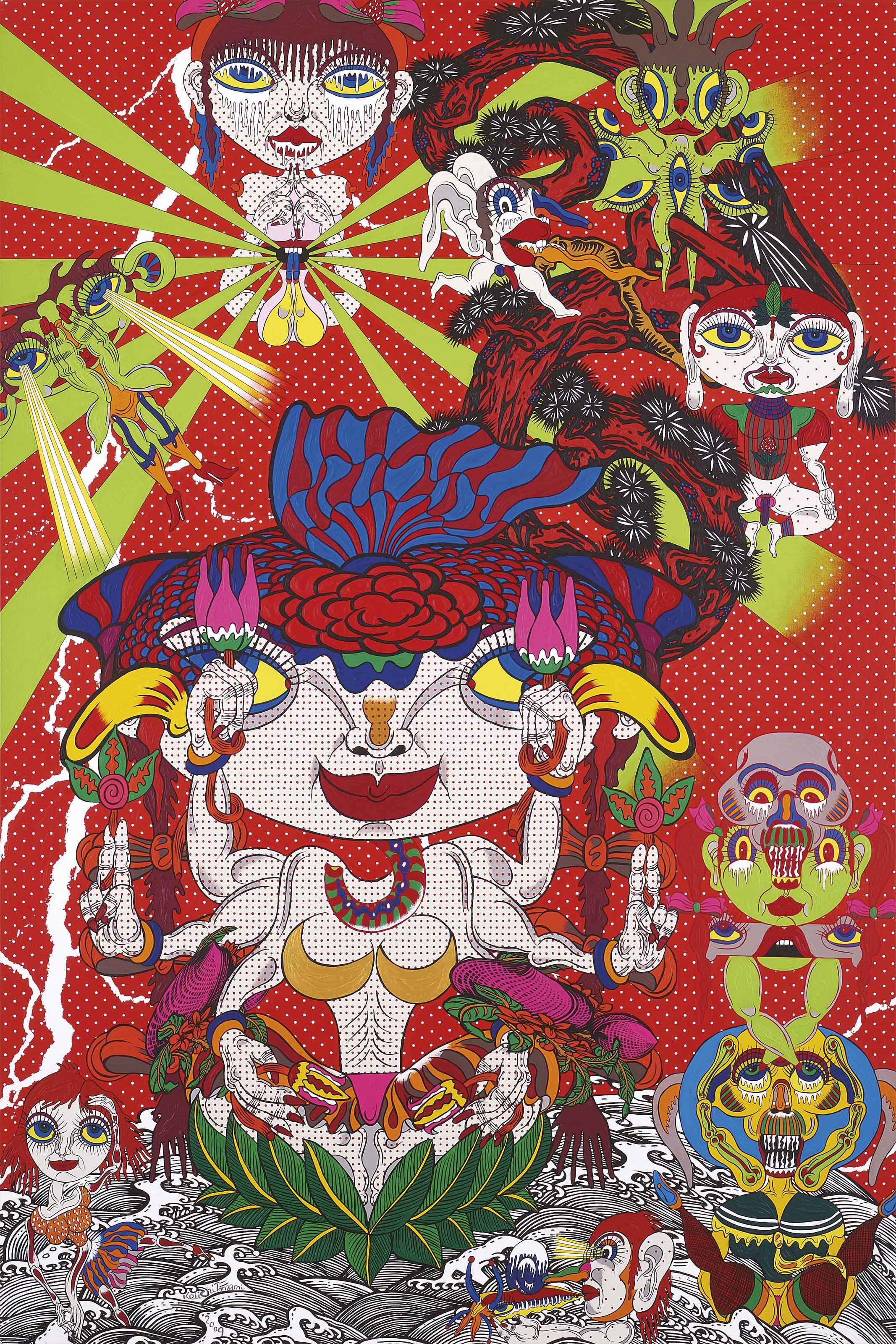 Keiichi Tanaami - Red Kannon