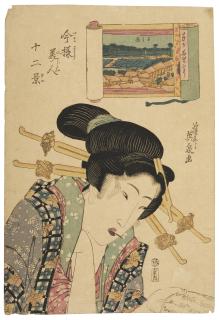 Keisai Eisen - Yoshiwara