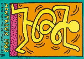 Keith Haring - 3 Bll.: Montreux Jazz Festival.