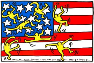 Keith Haring - American Music Festival-New York City Ballet