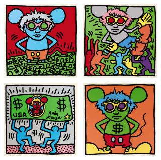 Keith Haring - Andy Mouse (L. p. 64-65)