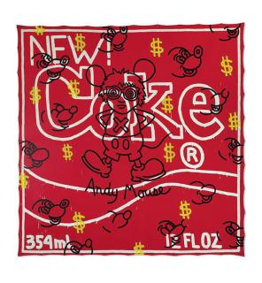 Keith Haring - Andy Mouse--New Coke