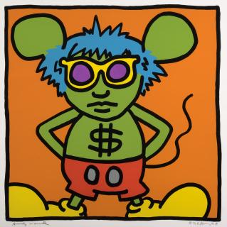 Keith Haring - Andy Mouse: One Plate