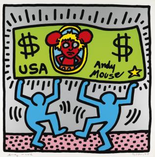 Keith Haring - Andy Mouse