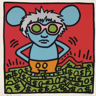 Keith Haring - Andy Mouse