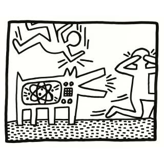 Keith Haring - Barking Dog