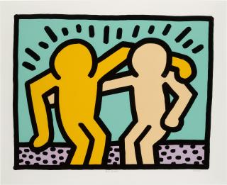 Keith Haring - Best Buddies (Litmann pp. 184-185)