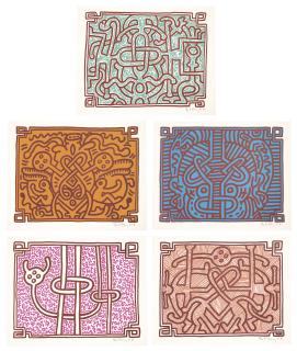 Keith Haring - Chocolat Buddah 1-5