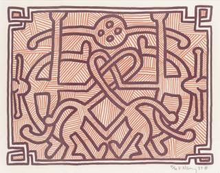 Keith Haring - Chocolate Buddha 2