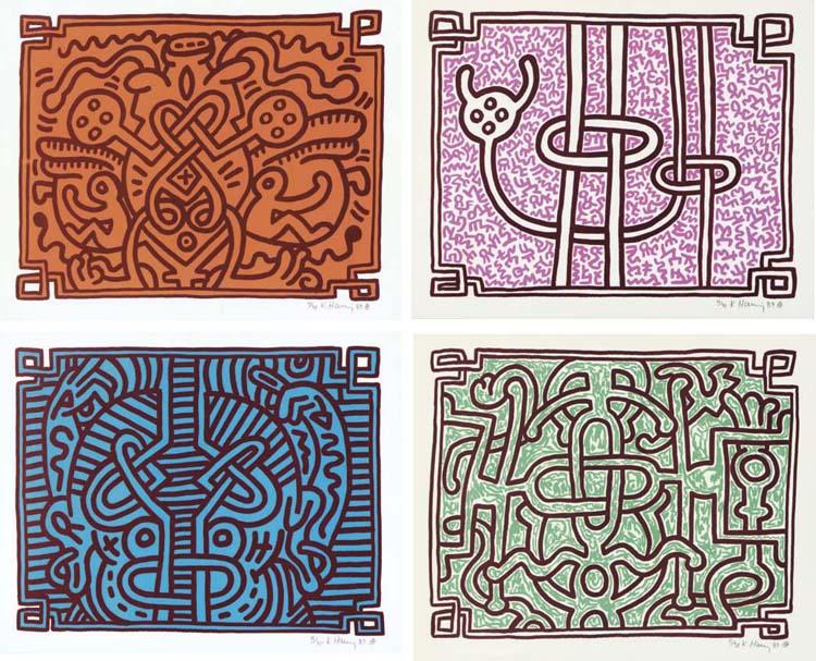 Keith Haring - Chocolate Buddha, Paris, Editions F.B., 1989