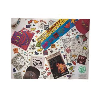 Keith Haring - Coloring Book; Pop-Shop Poster/Mailer; Pop Shop Poster (3 works)