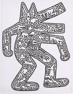 Keith Haring - Dog (Littmann P. 48-49)