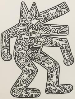 Keith Haring - Dog (Littmann Pp. 48-49)