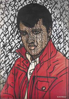 Keith Haring - Elvis Presley