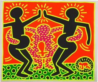 Keith Haring - Fertility Suite: One Plate (Littmann p. 33)
