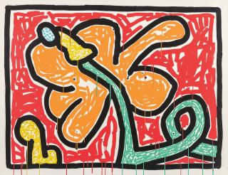 Keith Haring - Flower #5.