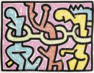 Keith Haring - Flowers Suite, New York, Shafrazi Editions, 1990