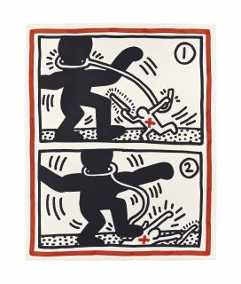 Keith Haring - Free South Africa: One Plate