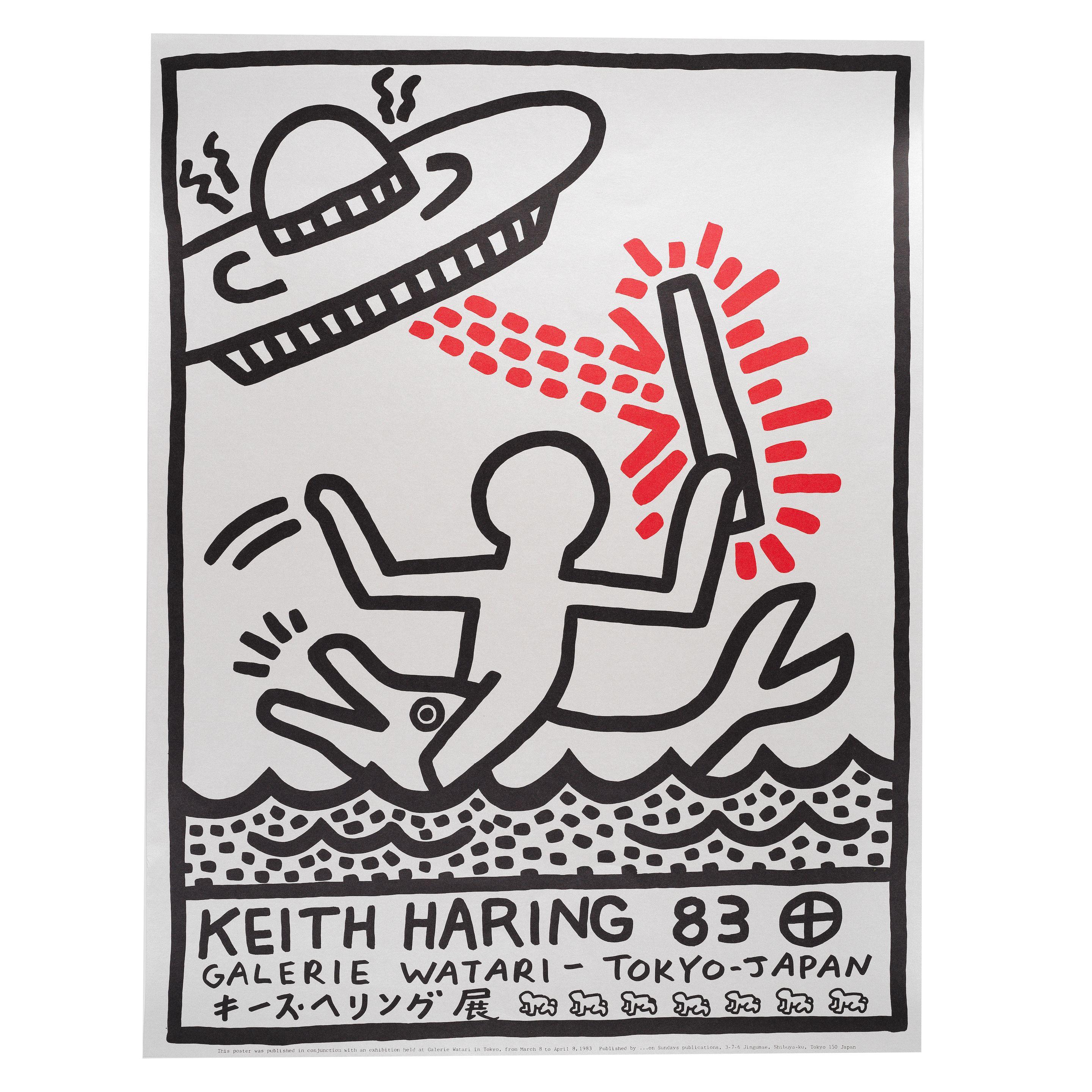Keith Haring - Galerie Watari, Tokyo, 1983