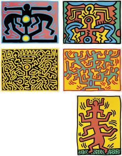 Keith Haring - Growing (L. pp. 88-91)