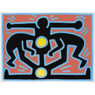 Keith Haring - Growing (One Plate)