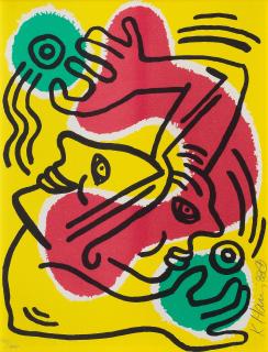 Keith Haring - International Volunteer Day (Littmann p.93)