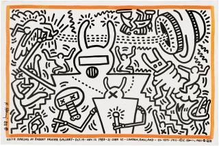 Keith Haring - Keith Haring at Robert Fraser Gallery 19th Oct-Nov 12 1981