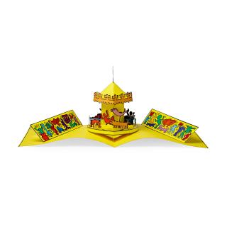 Keith Haring - Luna Luna Karussell: A Poetic Extravaganza!, 3-D Pop-Up; First Edition Luna Luna Exhibition Catalogue (2 works)