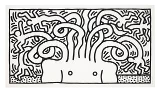 Keith Haring - Medusa Head