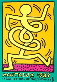 Keith Haring - Montreux, 17éme Jazz Festival, 1983
