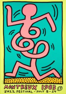 Keith Haring - Montreux Jazz Festival 1983.