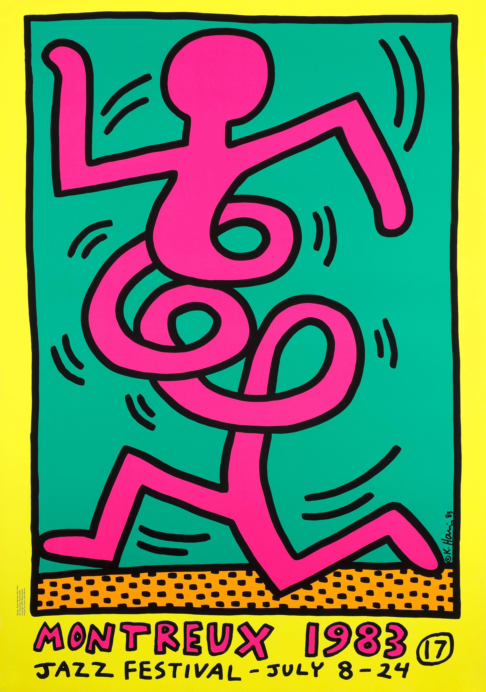 Keith Haring - Montreux Jazz Festival (Three Works)