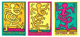 Keith Haring - Montreux Jazz Festival (Three Works)