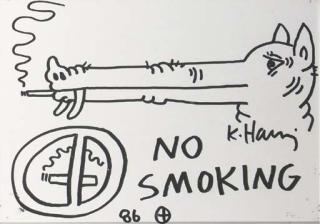 Keith Haring - No Smoking