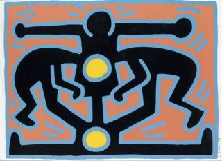 Keith Haring - One plate, from Growing (Littmann p. 90)