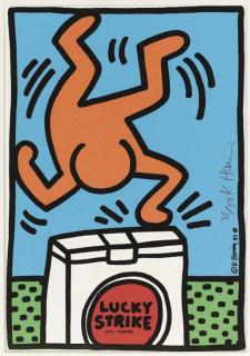 Keith Haring - One Plate, from Lucky Strike