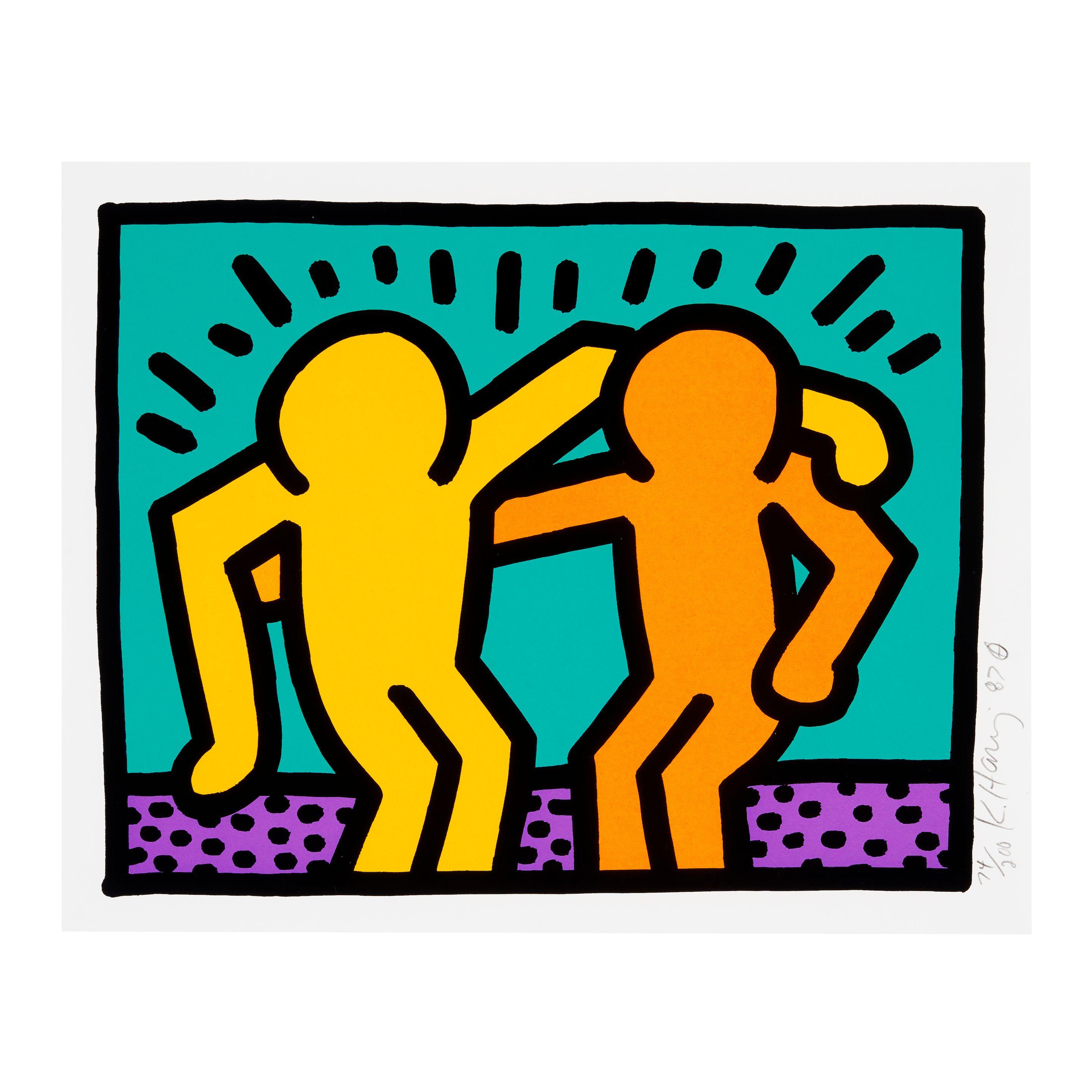 Keith Haring - One plate, from Pop Shop I