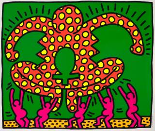 Keith Haring - One plate, from The Fertility Suite